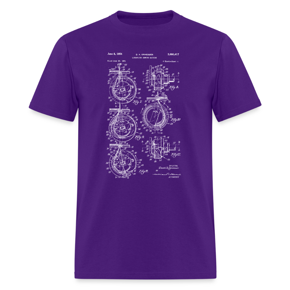 Unisex T-Shirt Sewing Machine Hooks - purple