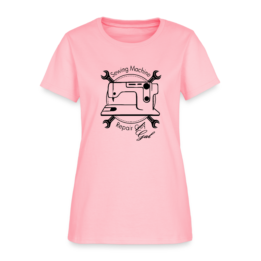 Women's Sewing Machine Repair Gal T-Shirt - pink