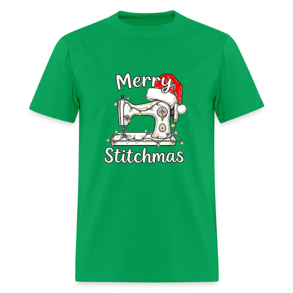 Men's Merry Stitchmas T-Shirt | GILDAN 5000 - bright green