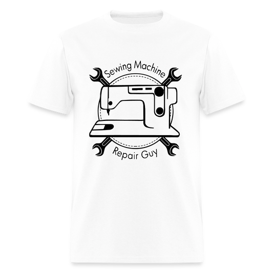 Unisex Classic T-Shirt SMRG Logo - white
