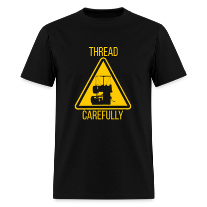 Men's Thread Carefully T-Shirt GILDAN 5000 - black