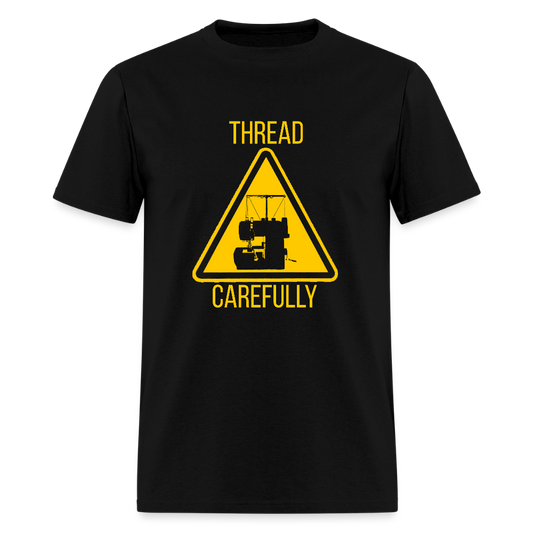 Men's Thread Carefully T-Shirt GILDAN 5000 - black
