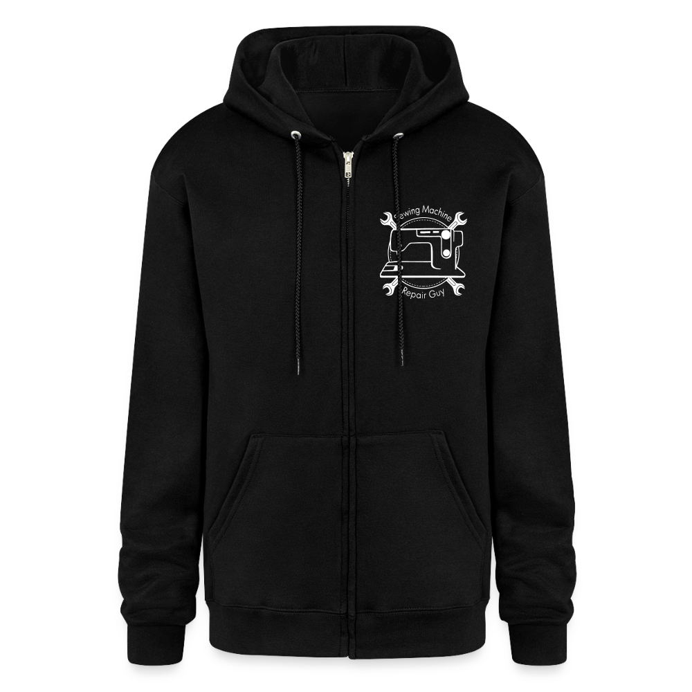 Champion Unisex Full Zip Hoodie SMRG Logo - black