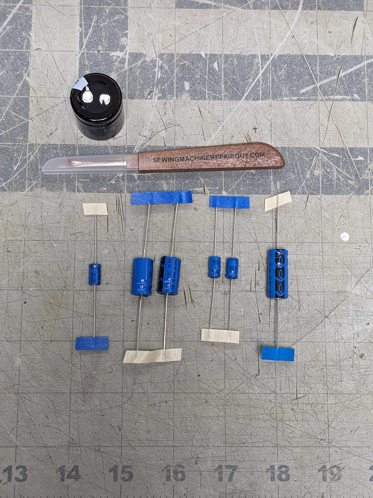 Husqvarna Viking Designer SE Capacitor Repair Kit (Full kit, 7 Include ...